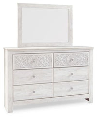 Thumbnail for Paxberry - Whitewash - Dresser, Mirror - Medallion Drawer Pulls Signature Design by Ashley® 