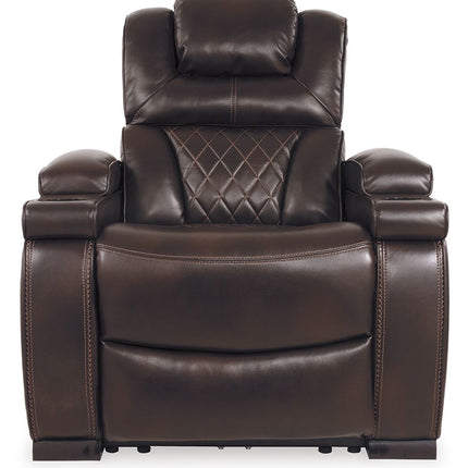 Warnerton - Brown Dark - Pwr Recliner/Adj Headrest Signature Design by Ashley® 