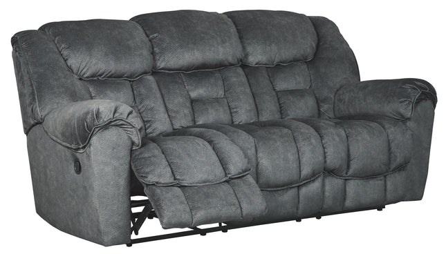 Capehorn - Granite - Reclining Sofa Ashley Furniture 