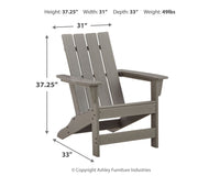 Thumbnail for Visola - Gray - Adirondack Chair