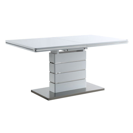 Kameryn - Dining Table With Leaf - White High ACME 