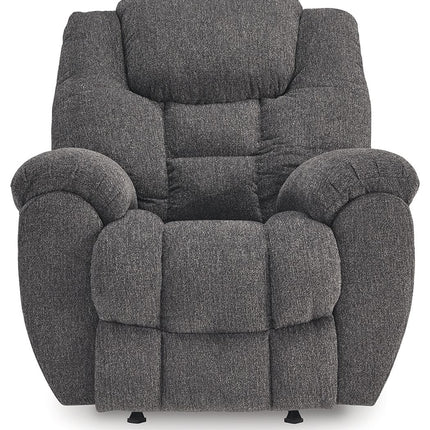 Foreside - Charcoal - Rocker Recliner Signature Design by Ashley® 