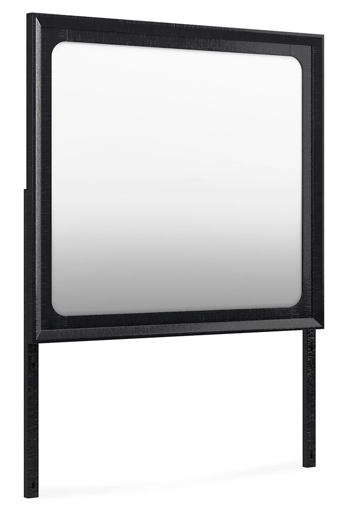 Londer - Black - Bedroom Mirror