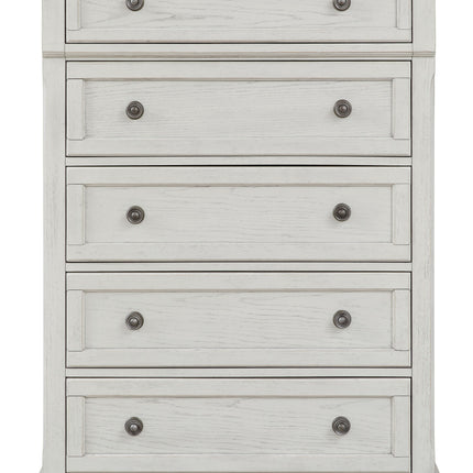 Robbinsdale - Antique White - Five Drawer Chest Signature Design by Ashley® 