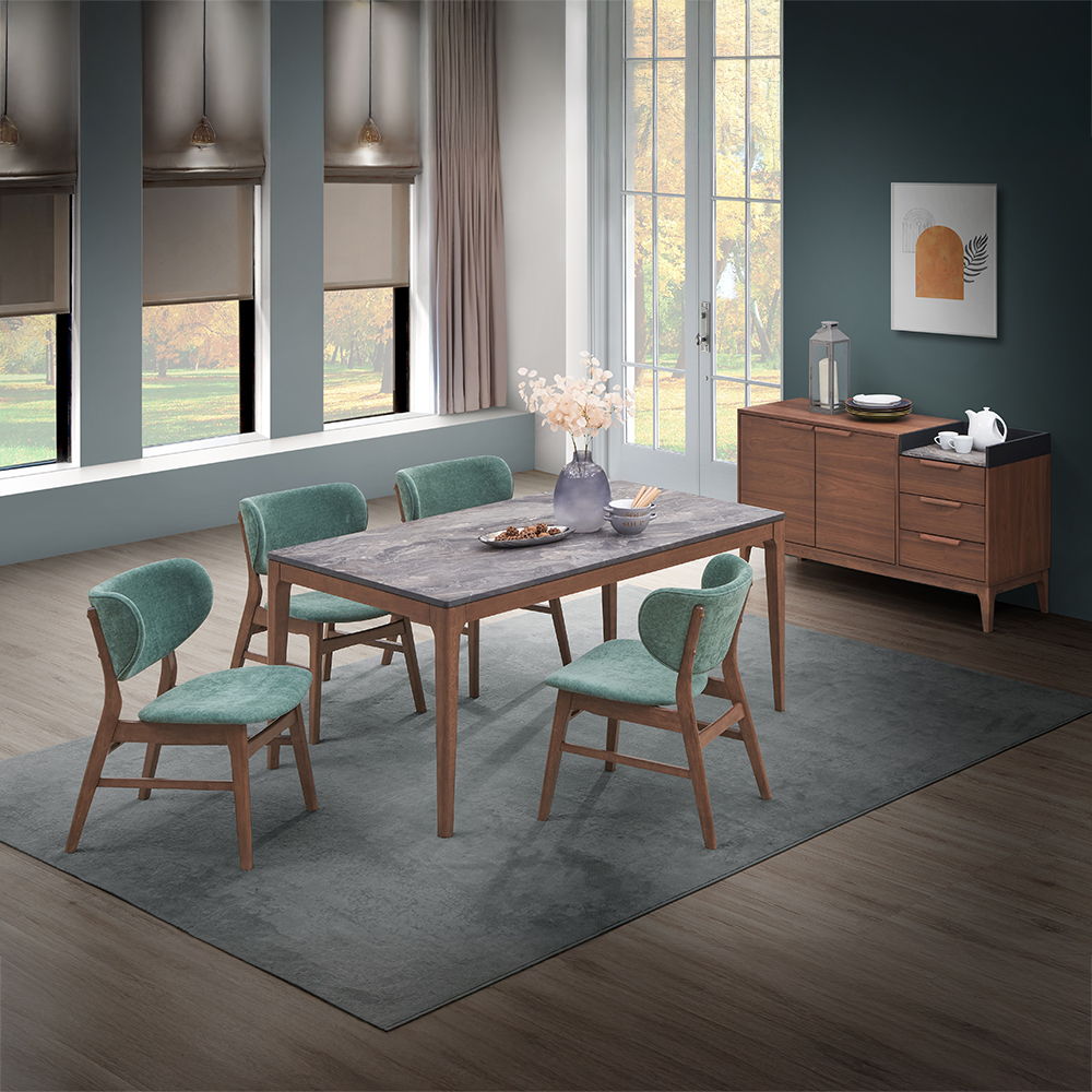Bevis - Dining Table - Walnut ACME 
