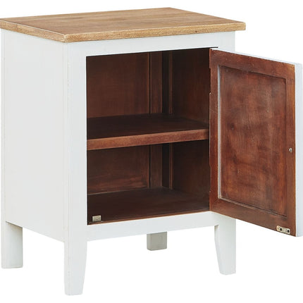 Gylesburg - White / Brown - Accent Cabinet Ashley Furniture 