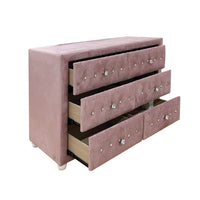 Reggie - Dresser - Pink Fabric ACME 