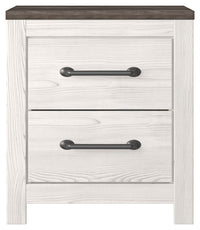 Thumbnail for Gerridan - White / Gray - Two Drawer Night Stand - Tony's Home Furnishings