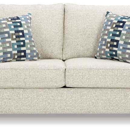 Valerano - Parchment - Loveseat Ashley Furniture 