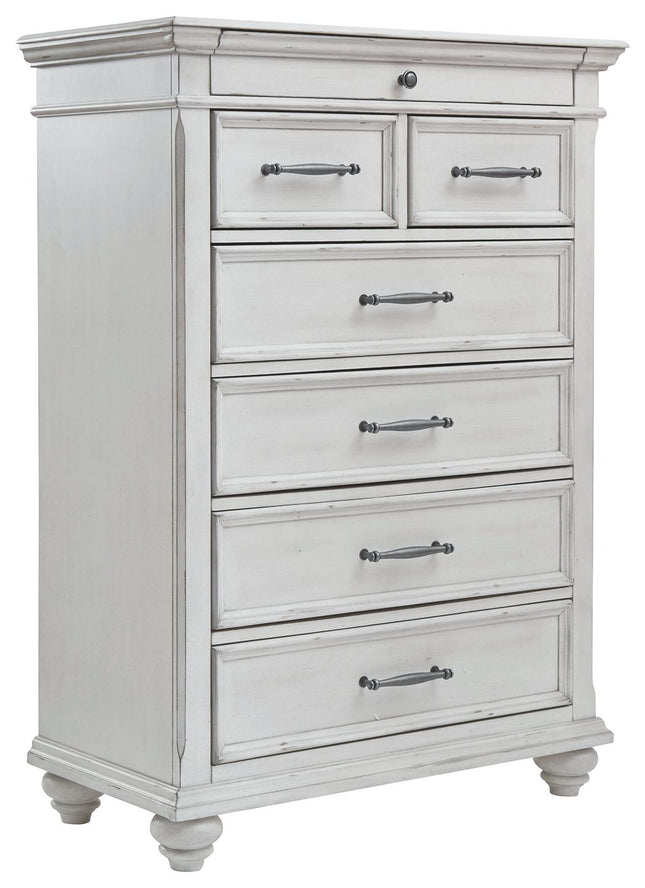 Kanwyn - Whitewash - Chest Ashley Furniture 