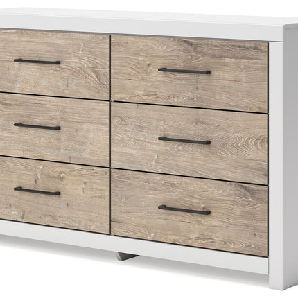 Charbitt - Two-tone - Six Drawer Dresser Signature Design by Ashley® 