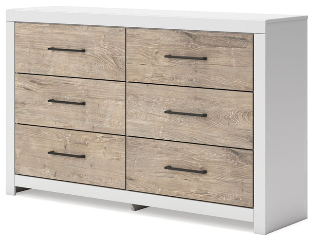 Charbitt - Two-tone - Six Drawer Dresser Signature Design by Ashley® 