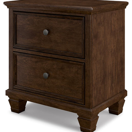 Danabrin - Brown - Two Drawer Nightstand Signature Design by Ashley® 