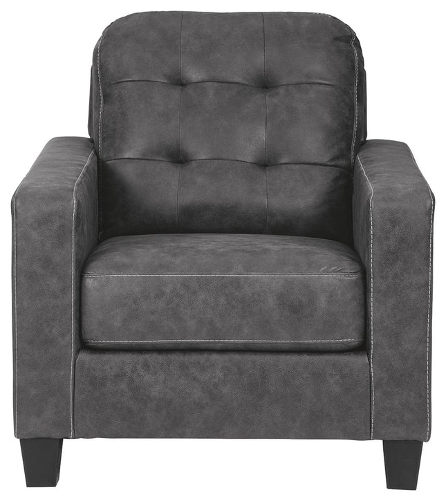 Venaldi - Gunmetal - Chair Ashley Furniture 