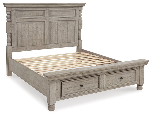 Harrastone - Panel Storage Bed Millennium® by Ashley 