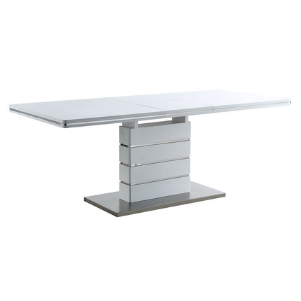 Kameryn - Dining Table With Leaf - White High ACME 