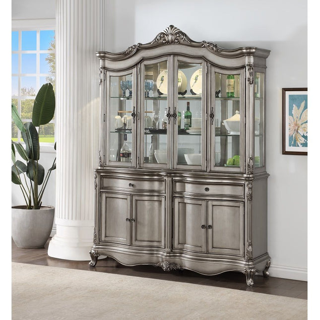 Ariadne - Hutch & Buffet - Antique Platinum - Tony's Home Furnishings