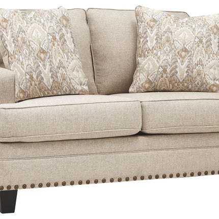 Claredon - Linen - Loveseat Ashley Furniture 