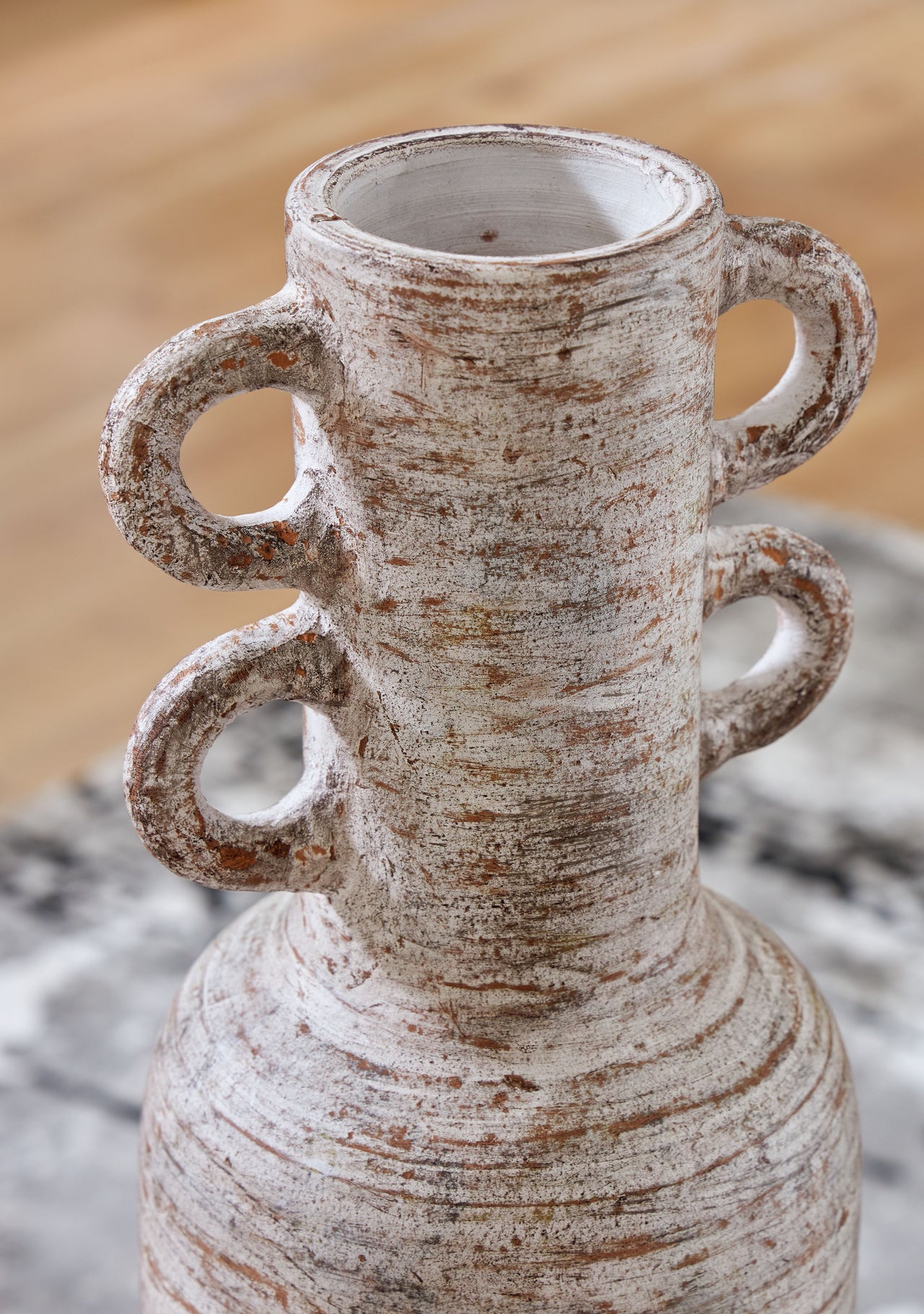 Wellbridge - Distressed White - Vase - Tony's Home Furnishings