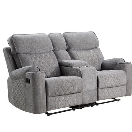 Aulada - Loveseat - Gray Fabric ACME 