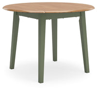 Thumbnail for Gesthaven - Round Dining Room Drop Leaf Table - Tony's Home Furnishings