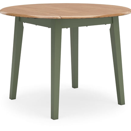 Gesthaven - Round Dining Room Drop Leaf Table Signature Design by Ashley® 