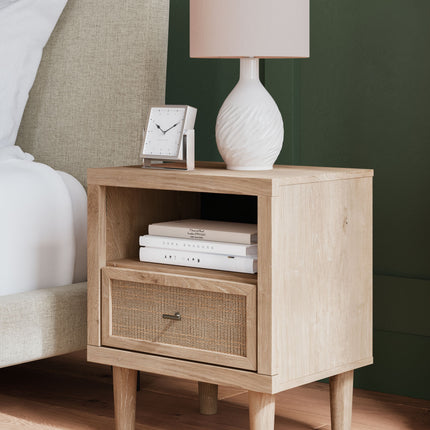 Cielden - Two-tone - One Drawer Night Stand Signature Design by Ashley® 