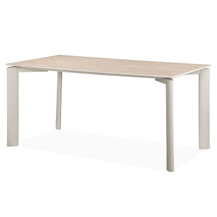 Ingram - Dining Table - Sintered Stone & Light Gray Finish ACME 