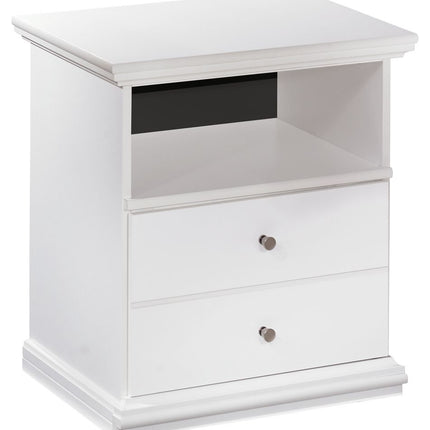 Bostwick - White - One Drawer Night Stand Ashley Furniture 
