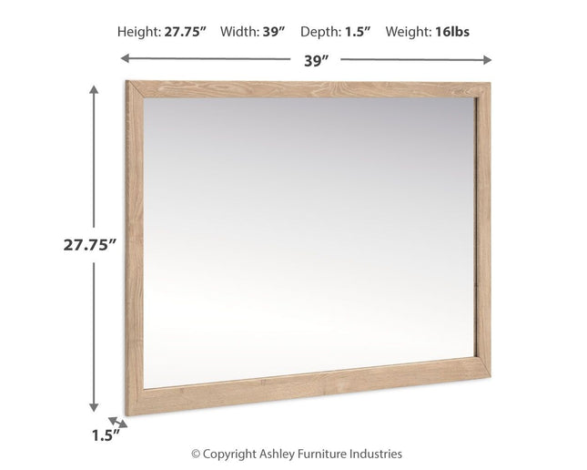 Cielden - Tan - Bedroom Mirror - Tony's Home Furnishings