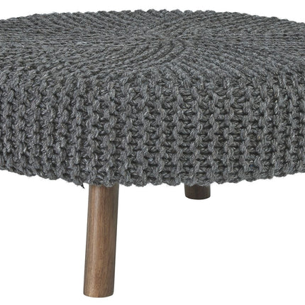 Jassmyn - Charcoal - Oversized Accent Ottoman Ashley Furniture 