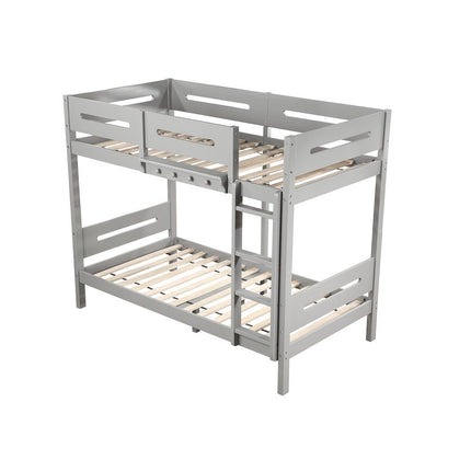 Edah - Twin Over Twin Bunk Bed - Gray ACME 