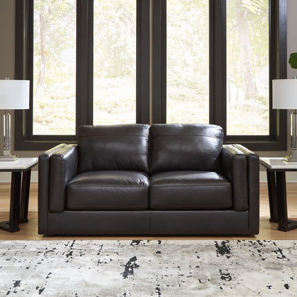 Amiata - Onyx - Loveseat Signature Design by Ashley® 