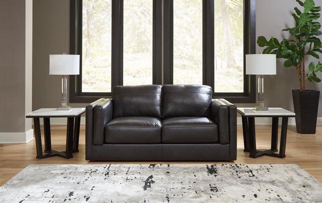 Amiata - Onyx - Loveseat Signature Design by Ashley® 