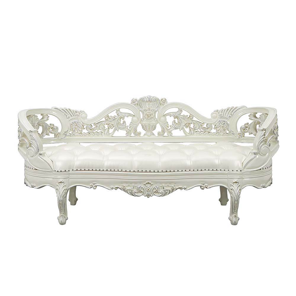 Adara - Bench - Antique White Finish ACME 