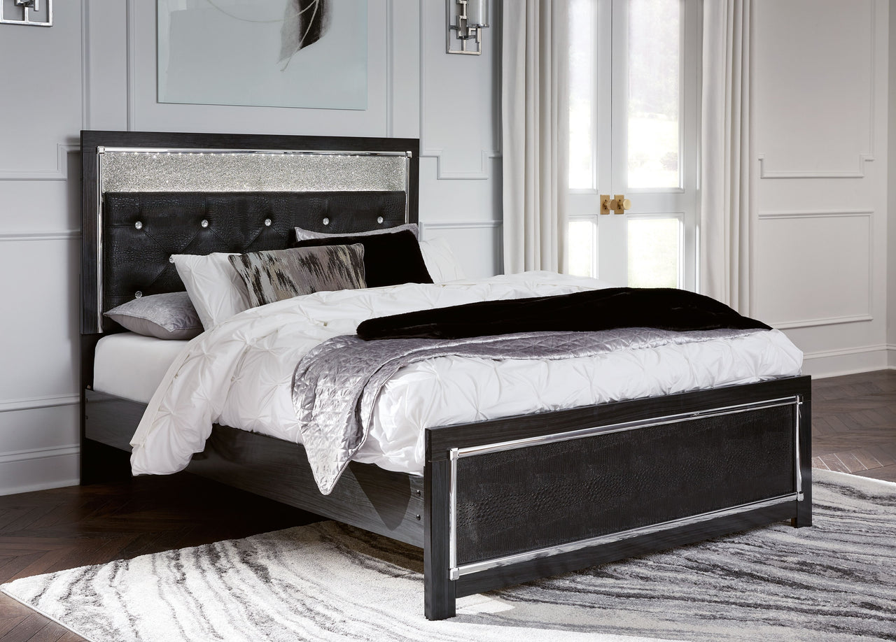 Kaydell - Upholstered Panel Platform Bed - Tony's Home Furnishings