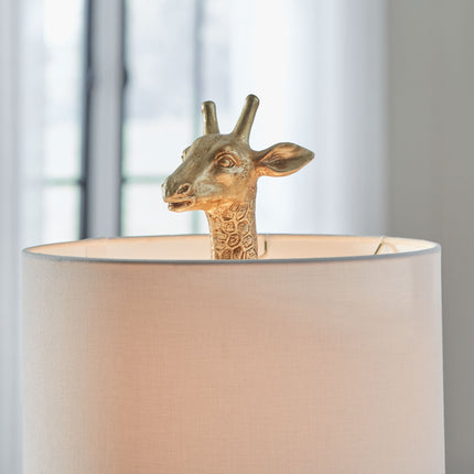 Ferrison - Gold Finish - Poly Table Lamp Signature Design by Ashley® 