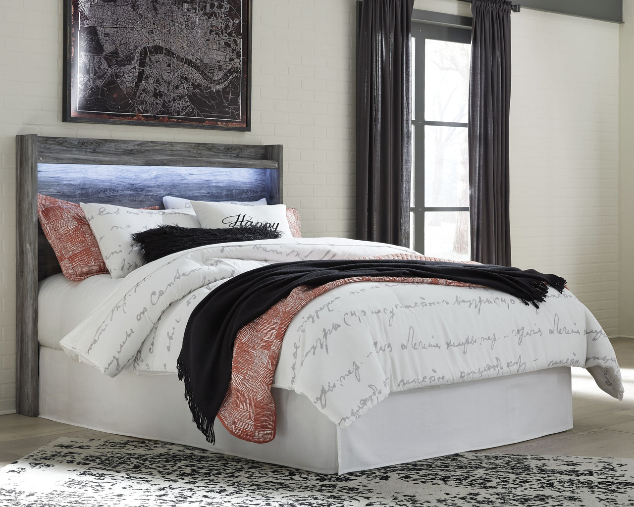 Baystorm - LED Panel Headboard Ashley Furniture 