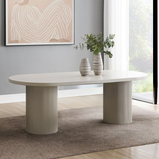 Laela - Dining Table - White Finish ACME 