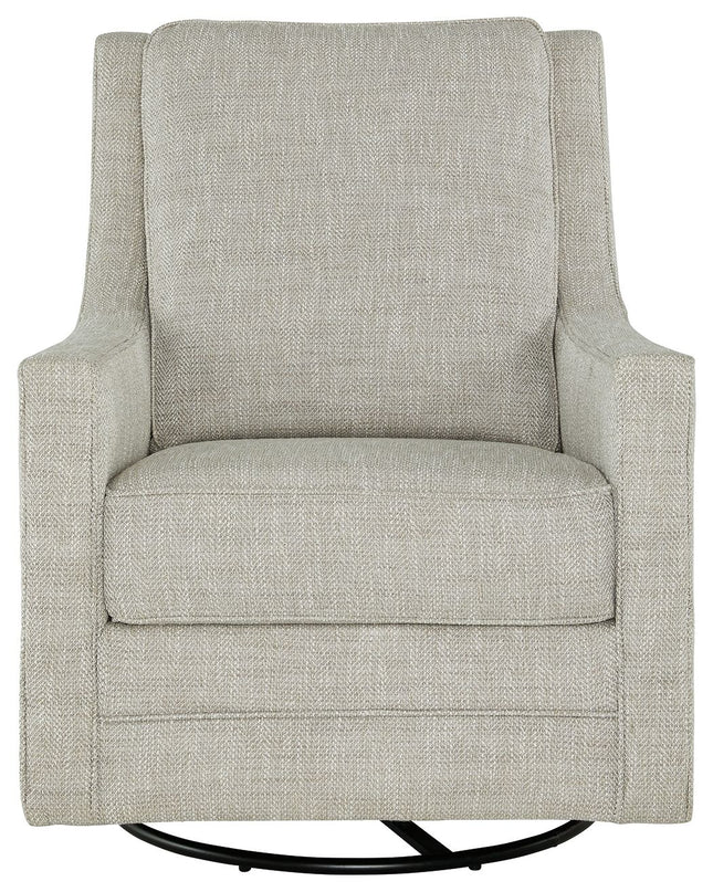 Kambria - Fog - Swivel Glider Accent Chair Signature Design by Ashley® 