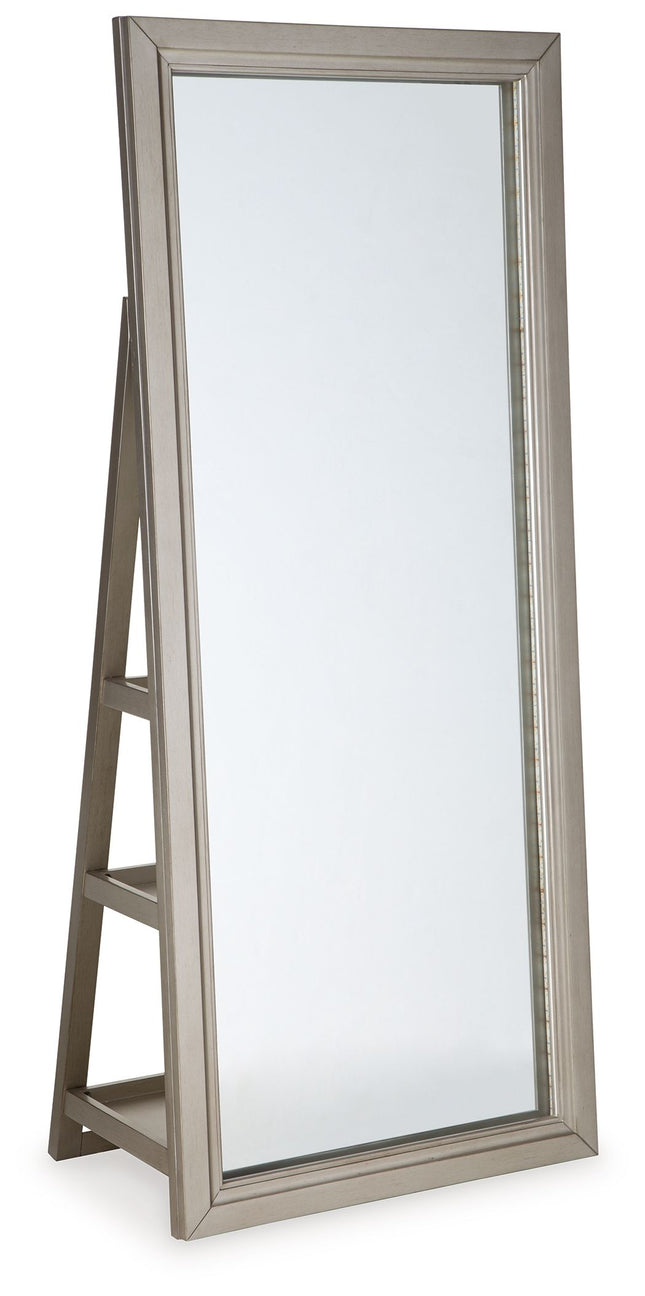 Evesen - Floor Standing Mirror/Storage Signature Design by Ashley® 