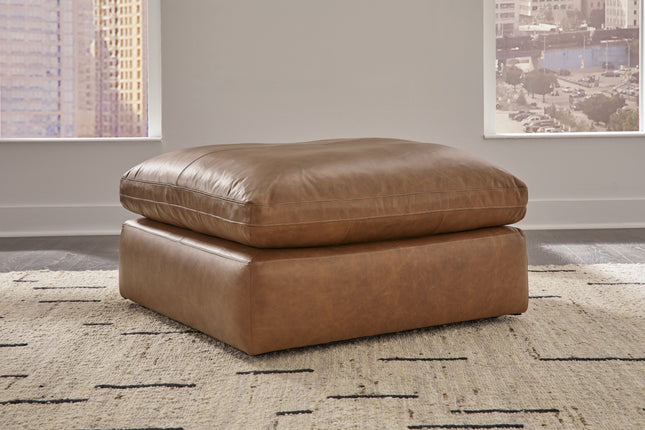 Emilia - Caramel - Oversized Accent Ottoman Signature Design by Ashley® 