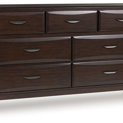 Vanmore - Dark Brown - Dresser Benchcraft® 