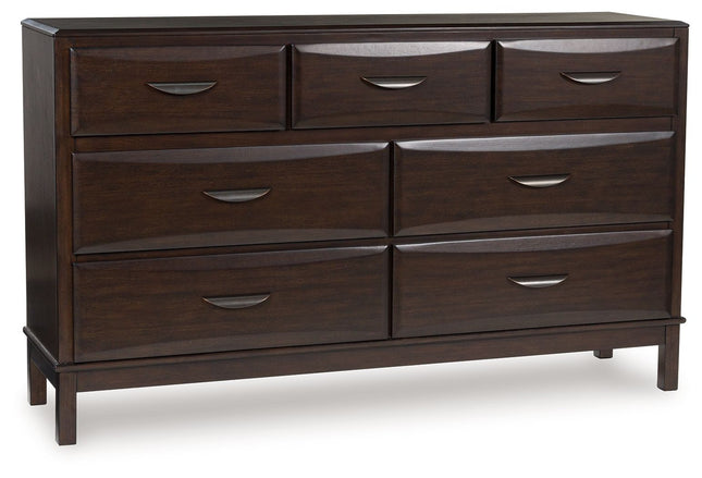 Vanmore - Dark Brown - Dresser Benchcraft® 