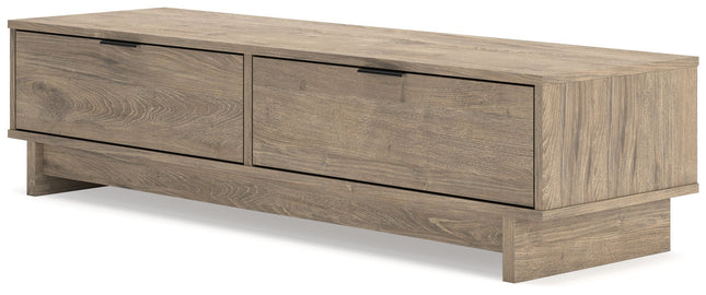 Oliah - Natural - Storage Bench Ashley Furniture 