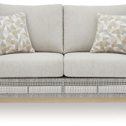 Seton Creek - Gray - Loveseat With Cushion Signature Design by Ashley® 