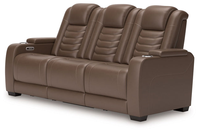 High Impact - Tobacco - Power Reclining Sofa / Adj Headrest Signature Design by Ashley® 