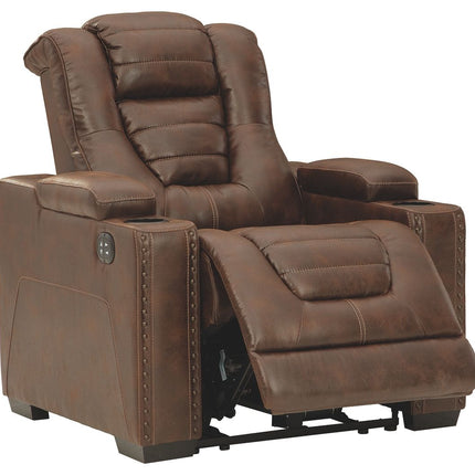 Owner's - Thyme - Pwr Recliner/Adj Headrest Ashley Furniture 