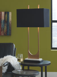 Thumbnail for Malana - Brass Finish - Metal Table Lamp - Tony's Home Furnishings