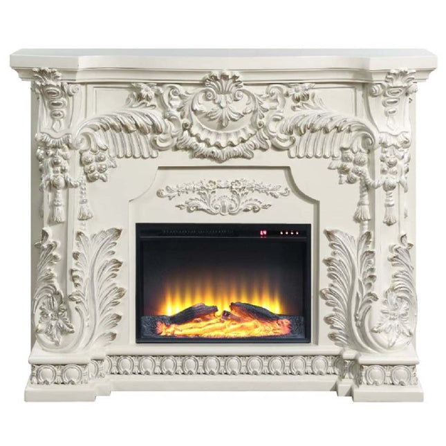 Zabrina - Fireplace - Antique White Finish - 49.6" ACME 